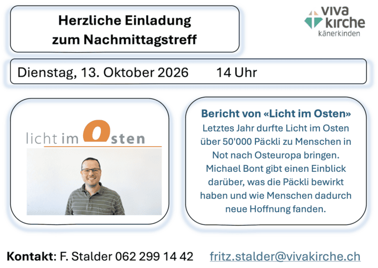 nachmittagstreff 13 10 2026